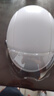 雅迪电动车新国标3C头盔 电瓶车头盔摩托车自行车头盔四季男女通用 3C新国标头盔 白色（赠送透明短镜片） 实拍图