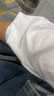 舒芳蝶（shufangdie）连衣裙女装2025秋季新款收腰显瘦时尚学院风牛仔背带裙套装裙女夏 白T恤+背带裙 XL 实拍图