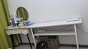 安定家书桌学生学习双人家用桌子长方形简易出租屋电脑桌窄靠墙长条桌 双层暖白120厘米 实拍图