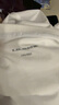 利郎液氨短袖t恤男纯色圆领25夏季打底男T恤 白色 2XL180/96A  实拍图