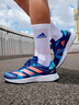 adidas adizero RC 4训练备赛竞速轻盈薄底日常体测跑鞋阿迪达斯   深蓝/浅蓝/粉   40.5 实拍图