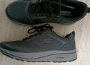 斯凯奇（Skechers）男鞋跑鞋透气网面跑步鞋舒适缓震回弹休闲运动鞋 BKGY黑灰 42 实拍图