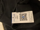 真维斯（JEANSWEST）T恤女夏季薄款圆领打底衫内搭短袖纯棉白色纯色上衣百搭黑色L 实拍图