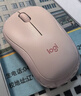 罗技（Logitech）M221轻音鼠标 无线鼠标 办公鼠标 对称鼠标 带无线微型接收器 茱萸粉 实拍图