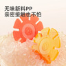 弥鹿（MiDeer）积木拼装手工diy拼插玩具男孩女孩礼物透彩雪花片-200pcs家居装饰 实拍图