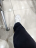 斯凯奇（Skechers）男鞋夏季2025新款软底网面鞋轻便透气跑步鞋减震休闲鞋运动鞋男  白色/海军蓝色-WNV 43 实拍图