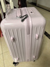 美旅行李箱20英寸深仓拉杆箱旅行密码箱大容量果冻箱明星同款BB5粉 实拍图