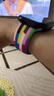 BHO【热销4万+】适用苹果手表表带apple iwatch s10/s11表带s9/8/7运动硅胶SE3/2/Ultra3/2男女款夏天 【新款】条纹新彩虹】 【44/45/46/49mm表盘通用】 实拍图