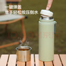 京东京造 保温杯 【茶水分离杯】焖茶杯男士女泡茶杯 316不锈钢绿色500ml 实拍图