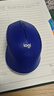 罗技（Logitech）M330 静音鼠标 无线鼠标 办公鼠标 右手鼠标 蓝色 带无线2.4G接收器 实拍图