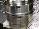 钢兴发316不锈钢蒸锅特厚复底三层汤蒸锅双层家用蒸笼汤锅多用大烧水锅 三层蒸锅28cm 11英寸 实拍图