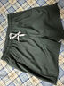【可放手机】冰丝速干运动短裤跑步三分裤情侣款沙滩裤短裤运动裤 黑色+军绿 L （推荐110-125斤） 实拍图