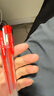 uni三菱 uni-ball UM-100红色中性笔高颜值0.5mm签字笔商务学生考试专用水笔水性笔套装 10支 实拍图