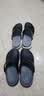 卡骆驰（CROCS）舒乐洞洞鞋沙滩鞋男鞋包头女鞋拖鞋|209964 黑色-001 39 (240mm) 实拍图