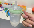 爱咔威（igroway）硅胶吸嘴杯IKV婴幼儿水杯吸管杯9个月大宝宝开学学饮杯 240ml 绿 实拍图