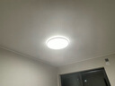 雷士（NVC）LED吸顶灯中国风木艺书房卧室灯圆形智能高显全光谱包安装 实拍图
