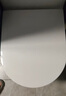 恒洁（HEGII）马桶盖板 通用加厚缓降坐便器盖板普通马桶圈厕所配件 V型款E03 实拍图