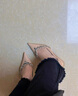 尤克达蒂（yookdd） 法式纯欲裸色高跟鞋女春夏季职场工作鞋尖头气质皮鞋细跟单鞋 高跟鞋杏色7cm 38 实拍图