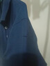 雅戈尔（YOUNGOR）短袖POLO衫男翻领扁机领长绒棉棉弹POLO衫新品 VSPC533060FCA藏青 L 实拍图