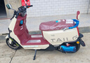 台铃电动摩托车苍穹100公里长续航电动车1200W高速电摩石墨烯电池72V23Ah外卖上班代步电瓶车复古红 实拍图