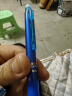 晨光（M&G）文具热可擦中性笔按动水笔ST头晶蓝色0.5mm小学防滑笔握简约办公热敏摩擦签字笔6支AKPJ2607B2 实拍图