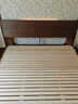 源氏木语全实木床现代简约橡木多功能主卧大床北欧风小户型卧室夜灯双人床 橡胶木胡桃色高铺1.8*2m无垫 实拍图