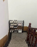 坤奉家用入门鞋架铁艺多层门口入户室内宿舍出租屋必备简易窄款小鞋柜 五层黑色-45*23*73CM【加粗钢管】 实拍图