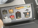 苏氏陶瓷（SUSHI CERAMICS）手绘釉画彩千里江山四色杯云舒壶套装禅黑文创伴手礼套组 实拍图