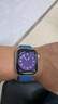 Apple/苹果 Watch Series 10 智能手表GPS款46毫米银色铝金属表壳丹宁色运动型表带M/L MX223CH/B 实拍图