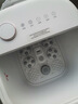 美的（Midea）泡脚桶按摩足浴盆加热自动按摩洗脚盆泡脚盆理疗恒温高深桶生日礼物送男女友长辈ZL305极地白 实拍图