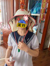 kocotreekk树儿童防晒帽防紫外线宝宝遮阳帽夏季男童女童太阳帽沙滩大帽檐 实拍图