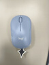 罗技（Logitech）M221 轻音鼠标 无线鼠标 办公鼠标 对称鼠标 带无线微型接收器 雾霭蓝 实拍图