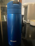 虎牌（TIGER）梦重力轻巧弹盖保温保冷杯真空户外车载水杯MCX-A351蓝色350ml 实拍图