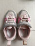 巴布豆（BOBDOG）童鞋女宝宝学步鞋春秋款儿童运动鞋 102321003 浅粉红/浅麻灰27 实拍图