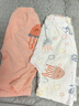 舒贝怡2条装儿童短裤夏季薄款婴儿裤子男女宝宝大pp裤 粉色 80CM 实拍图