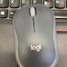 罗技（Logitech）M185鼠标 无线鼠标 办公鼠标 对称鼠标 黑色灰边 带无线2.4G接收器 实拍图