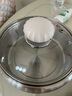 ERNTE德国昂特 2L电火锅 电煎锅 电蒸锅 家用多功能锅 适合2~3人EHP-22012S-CW 煎盘+蒸笼套装 奶油白 实拍图