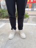 森马（Senma）男鞋夏季休闲百搭小白鞋子男士软底轻便厚底增高板鞋男款镂空透气 米色 41 实拍图