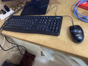 罗技（Logitech）MK120 键鼠套装 有线键鼠套装 办公键鼠套装 电脑键盘 USB即插即用 全尺寸 黑色 实拍图