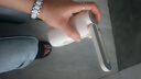 双枪抽水器桶装水饮水机静音矿泉水电动抽水泵折叠自动上水器 白灰色 实拍图