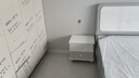 德满居 床 实木床 床现代简约 双人床白色北欧主卧轻奢全实木床婚床 静音床+天鹅绒床垫(20cm)+2柜 1.8米*2.0米满铺床板 实拍图