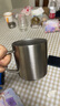 无印良品（MUJI）不锈钢双层马克杯 咖啡杯 办公室水杯杯子保温保冷 银色 380ml 实拍图