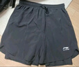 李宁（LI-NING）泳裤男士防尴尬游泳裤平角双层防走光水陆两用沙滩裤337 L 实拍图