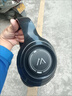 高颜值发光头戴式蓝牙耳机超长续航待机无线游戏运动手机通用耳麦适用于华为苹果头戴式耳机 黑色 实拍图
