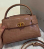 CHARLES&KEITH鳄鱼纹凯莉包手提斜挎婚包包女包生日礼物七夕礼物CK2-50270880-1 BLUSH浅红色 S 实拍图