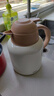 京东京造 茶壶 暖暖系列煮茶具闷茶烧水养生茶壶 316不锈钢糖果白1.5L 实拍图