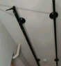 金贵夫人阳台晾衣架手摇升降三杆晾衣杆手动室内伸缩晒衣架家用晾晒神器凉 幻影黑 2.4m 三杆 【高硬度碳钢】圆杆 实拍图