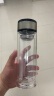 【⭐京东物流配送】高硼硅双层玻璃杯大容量泡茶杯水杯子茶水分离 【双层加厚】茶杯 350ml 1只 实拍图