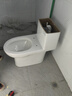 松鲸 卫浴家用马桶坐便器大冲力超漩虹吸式静音连体座便器小户型马桶 经典款【超漩虹吸】+轻音盖板 实拍图