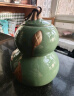 龙寅茶叶罐汝窑茶具陶瓷功夫茶具配件密封存茶罐居家葫芦醒茶罐 哥窑款葫芦罐630ml1个 实拍图